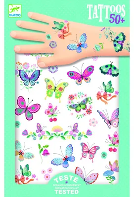 Produktbild von DJECO 50+ Dream Butterflies Tattoos 5409249