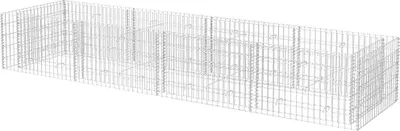 Obrázek produktu pro vidaXL Gabionové zvýšené lůžko Steel 360 × 90 × 50 cm