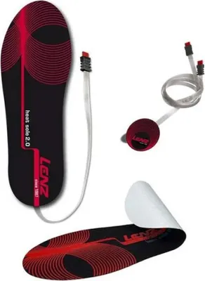 Imagen del producto de Plantillas térmicas Lenz Heat Sole 2.0, color rojo, tallas EU 35-48. Plantillas térmicas Lenz Heat Sole 2.0, color rojo, tallas EU 35-48