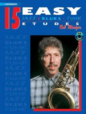 Produktbild von 15 Easy Jazz, Blues & Funk Etudes: C Instrument, Book & CD