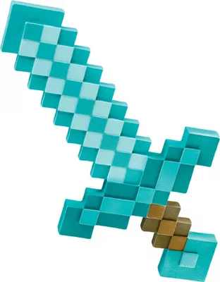 Produktbild von Minecraft Pixel Schwert als Kostümzubehör & Fanartikel