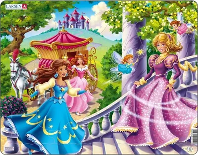 Image de Puzzle 24 pièces princesses de contes de fées