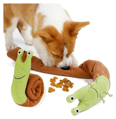 Produktbild von Intelligenzspielzeug für Hunde, interaktives Plüschspielzeug für Schnüffel- und Futterspiele, Geschenk zum Hundeburtstag