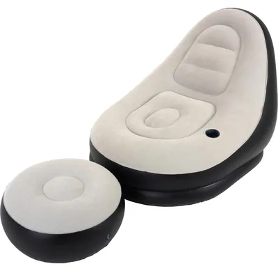 Produktbild von Avenli aufblasbarer Lounge Sessel / Luftsessel mit Hocker 125x100x85 cm