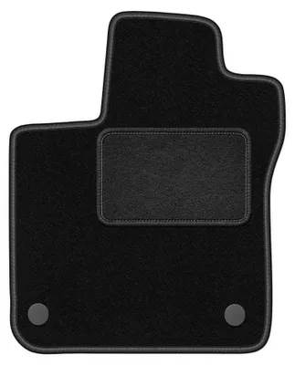 Immagine prodotto di Tappetino guidatore in moquette per Renault Twingo III 2014- (hatchback) – 1 pezzo, nero, su misura – Wielganizator LUX