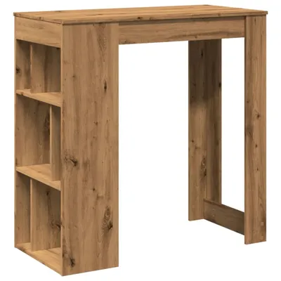 Produktbild von Bartisch mit Regal Artisan-Eiche 102x50x103,5 cm Holzwerkstoff