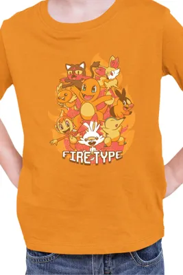 Immagine prodotto di Maglietta per bambini Japan Manga Anime Comics Pokemon 025, , Orange