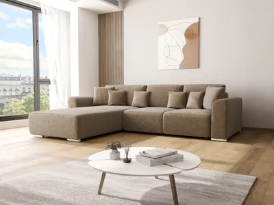 Produktbild von Ecksofa mit Schlaffunktion GUSTO L Monolith 09 Links