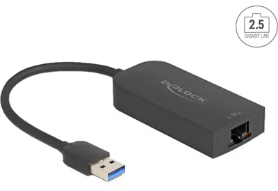 Produktbild von DeLOCK USB Typ-A Adapter zu 2,5 Gigabit, LAN-Adapter