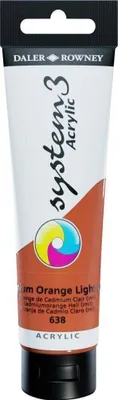 Obrázok produktu pre Daler-Rowney System3, 150 ml, Oranžová, Rúra