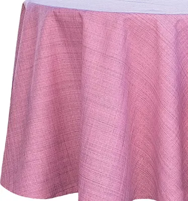 Produktbild von Outdoor Garten-Tischdecke pink rund 145 cm abwaschbar