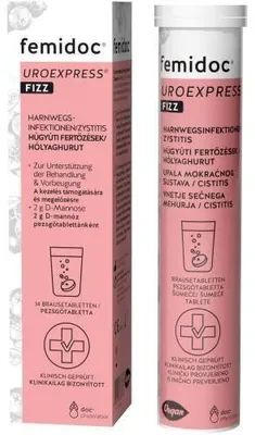 Produktbild von Femidoc Uroexpress Fizz Brausetabletten 14 St