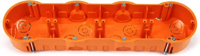 Produktbild von 3 Stück Hohlwanddose 4-fach Schalterdose Abzweigdose Hohlraumdose Ø 60 x 45 mm