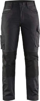 Produktbild von Blakläder Damen Service Bundhose 7195 1330 mit Stretch in div. Farben, Farbe:schwarz/dunkelgrau, Größe:50