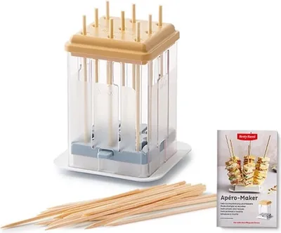 Produktbild von Betty Bossi - Häppchenspieße und Schneideform Schnittchen ofenfest