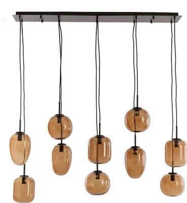 Produktbild von Light & Living - Hängelampe MEZZA - 120x18x23cm - Braun