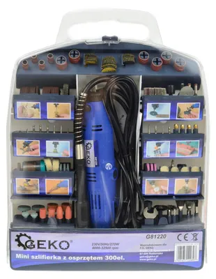 Produktbild von Mini Schleifer mit Zubehör 300tlg