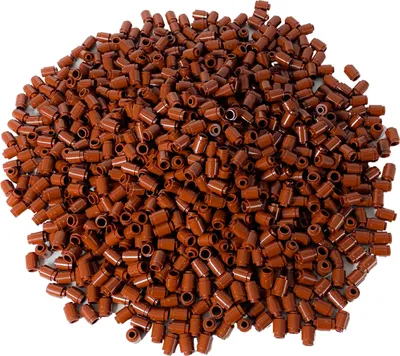 Immagine prodotto di Mattoncini LEGO® 1x1 Mattoncini rotondi rosso-marrone - 3062b NUOVO! Quantità 100x