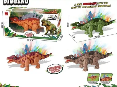 Obrázok produktu pre Dinosaurus na batérie s pohyblivým svetlom a zvukom MIX