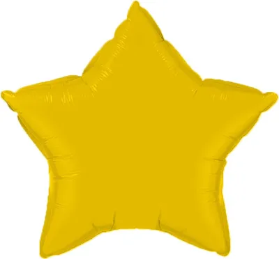 Immagine prodotto di Palloncino in foil a stella, giallo, ca. 45 cm