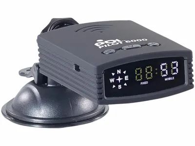 Zdjęcie produktu dla POI Pilot 6000 GPS wykrywacz fotoradarów i radarów Wykrywacz zagrożeń z danymi POI dla Europy