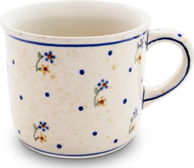 Produktbild von Original Bunzlauer Keramik 400 ml Kaffeepott Teebecher Tasse Becher Ø 10,2 cm, H 8,6 cm Design 111