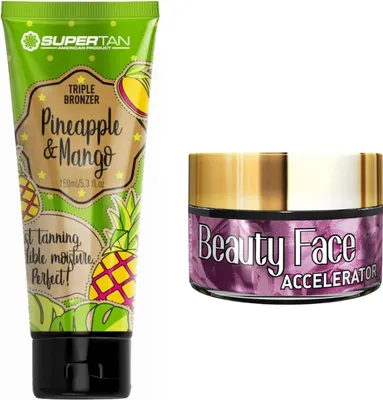 Zdjęcie produktu dla Supertan Pineapple & Mango + Słoiczek Beauty Face