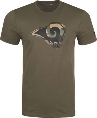 Produktbild von New Era Camo Logo Shirt - NFL Los Angeles Rams oliv - XL