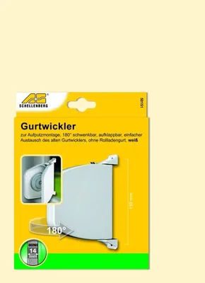 Produktbild von Schellenberg Aufschraubwickler aufklappbar Mini weiss