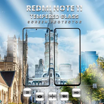 Obrázek produktu pro Xiaomi Redmi Note 11 - tvrzené sklo 9H - 3D ochrana displeje v super kvalitě