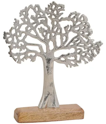 Produktbild von Bäume Dekofiguren Metall Holz 2 Größen