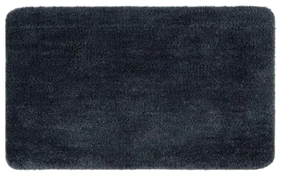 Zdjęcie produktu dla Antypoślizgowa mata do łazienki, mikrofibra, ciemnoszara, 50x80 cm