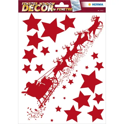 Produktbild von Herma DECOR okenný obraz jazda na saniach
