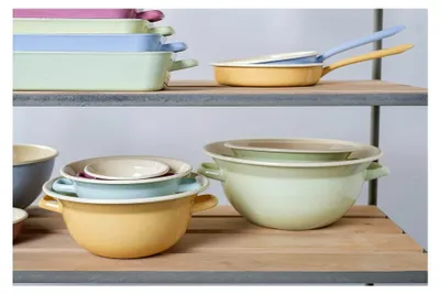 Produktbild von Weitling 26, CLASSIC - BUNT/PASTELL, Farbe Nilgrün, Durchmesser 26 cm, Höhe 10,8 cm, Inhalt 3,5 Liter, Emaille, Schüssel, Induktion