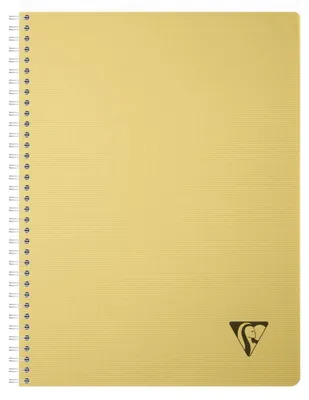 Produktbild von Clairefontaine Spiralbuch LINICOLOR DIN A4 strohgelb