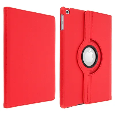 Obrázok produktu pre Avizar, ochranné puzdro s 360° otočnou držiakom pre Apple iPad 5 / 6 / Air, červená farba