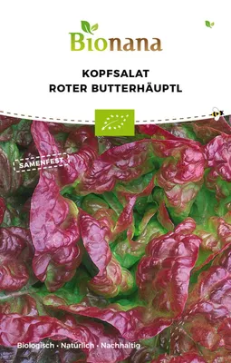 Produktbild von Kopfsalat Roter Butterhäuptl Salatsamen