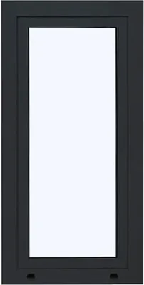 Produktbild von ARON Ternum Aluminiumfenster RAL 7016 anthrazitgrau 1 Flügelig (Dreh-Kipp) 500x1100 mm DIN Rechts