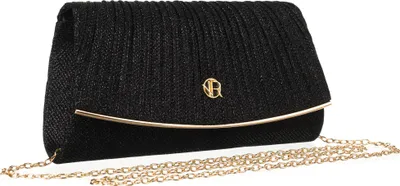 Produktbild von Rovicky Damen-Clutch Schwarz R-XS027-4429 Glitzer