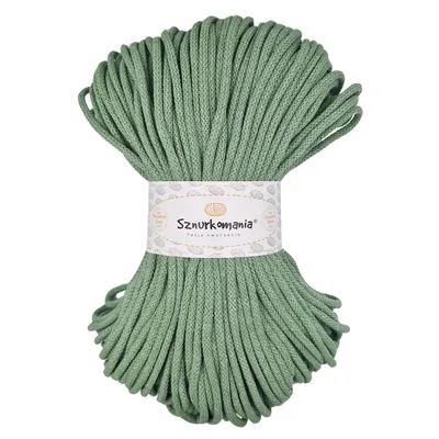Zdjęcie produktu dla Sznurek bawełniany z rdzeniem 5mm 100m, przędza do makramy, sznurek do makramy, sznurek szydełkowy, sznurek do makramy, przędza naturalna, sznurek 5mm, pleciony sznurek bawełniany
