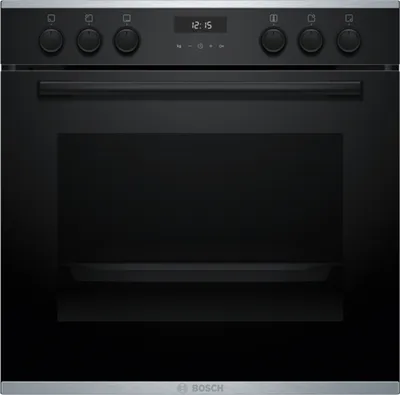 Bosch Serie 6, Einbau-Herd, 60 x 60 cm, Schwarz HEG237BB3