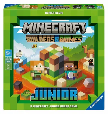 Immagine prodotto di Gra Planszowa Minecraft: Młodsi Budowniczy i Biomy dla Dzieci