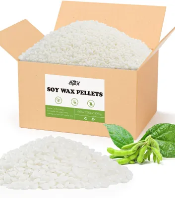Produktbild von 3kg Sojawachs - Premium Natürlicher Kerzenwachs zum Kerzenmachen