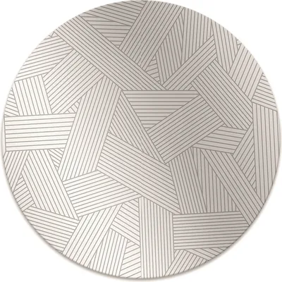 Produktbild von Rundmatte - Stuhlunterlage Bürostuhlunterlage - Rund Ø 100 cm - Bodenmatte - Fußmatte - Ornament-Muster