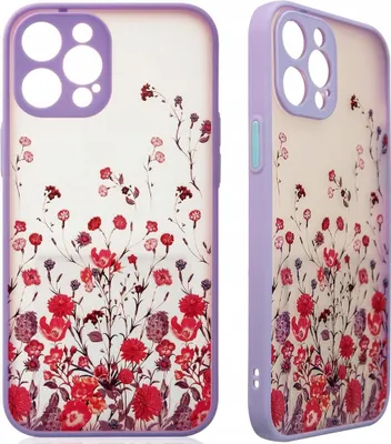 Image de Etui Design pour Iphone 12 Pro Max Floral Cover Purple