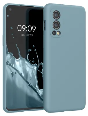 Produktbild von kwmobile Handyhülle für OnePlus Nord 2 5G Hülle - Case Silikon - Kabelloses Laden - Schutzhülle Cover in Arctic Night