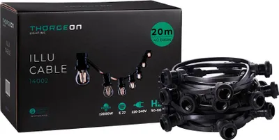 Obrázek produktu pro Garland 40 patic 2000 w 50-60 hz 220-240 v e27 ip44 20 m