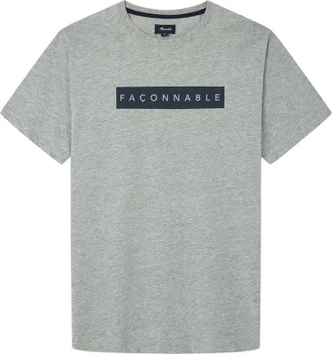 Immagine prodotto di FaÇonnable FM510247 Maglietta a maniche corte Grigio S Uomo Grigio S