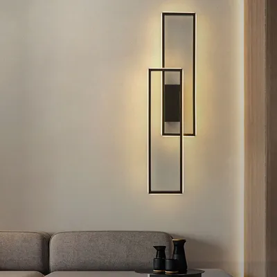 Image de Applique murale LED double tête Lampe Lampe 71*19cm 3 couleurs Variable avec télécommande