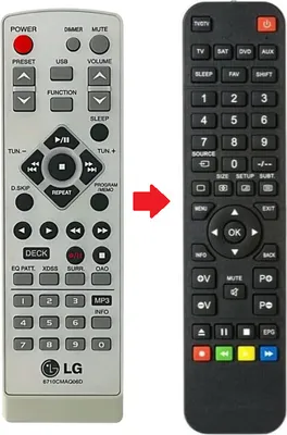 Produktbild von Ersatz Fernbedienung LG 6710CMAQ06D | 6710CMAT01C